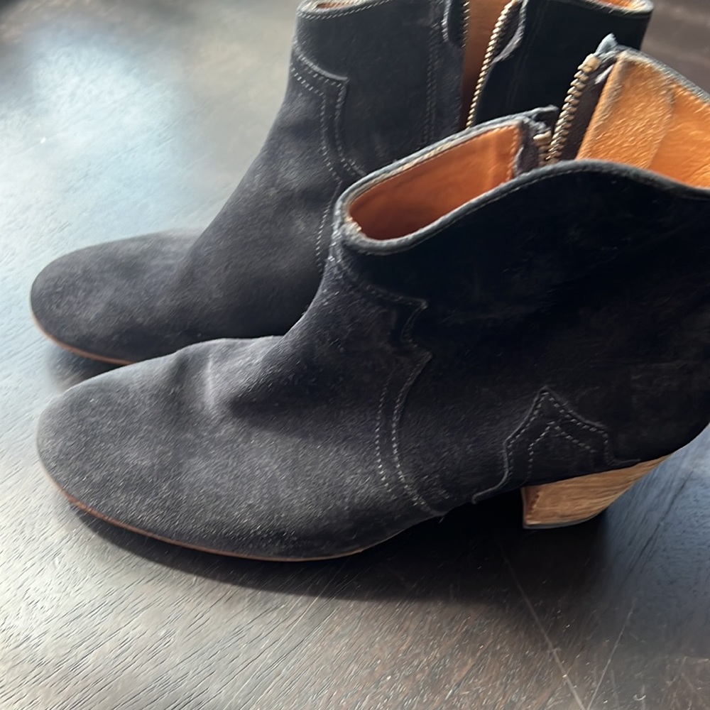 Isabel Marant Washed Black Dicker Boot - image 2